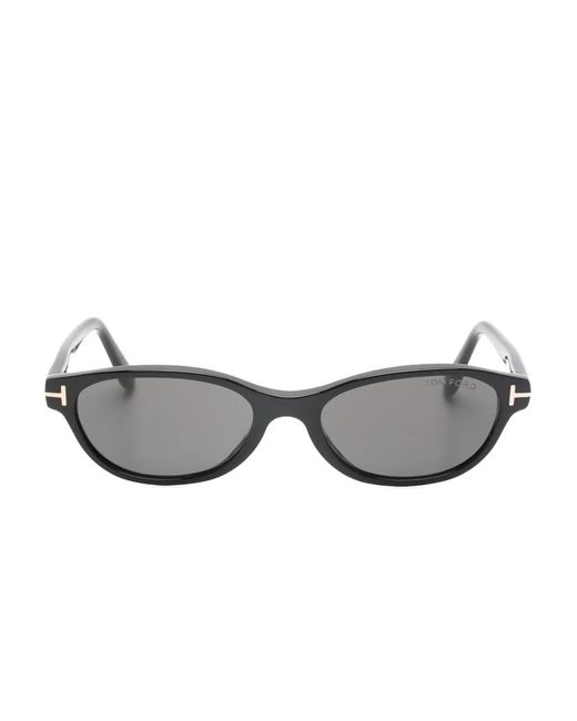 Tom Ford Gray Chloe-02 Geometric Sunglasses