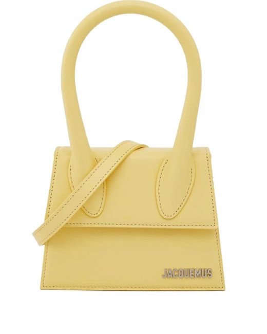 Jacquemus Yellow Medium Le Chiquito Tote Bag