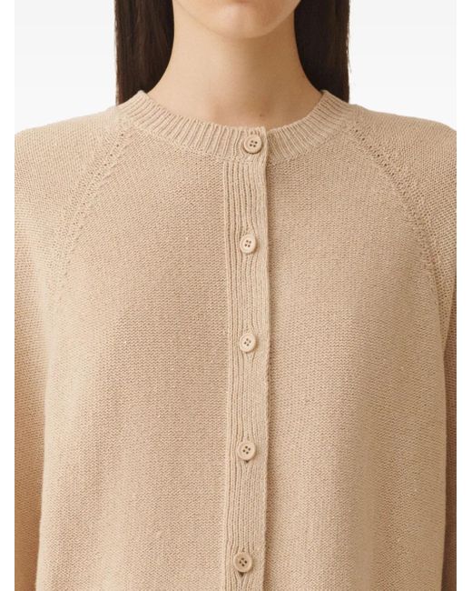 Fabiana Filippi パールニット カーディガン Natural
