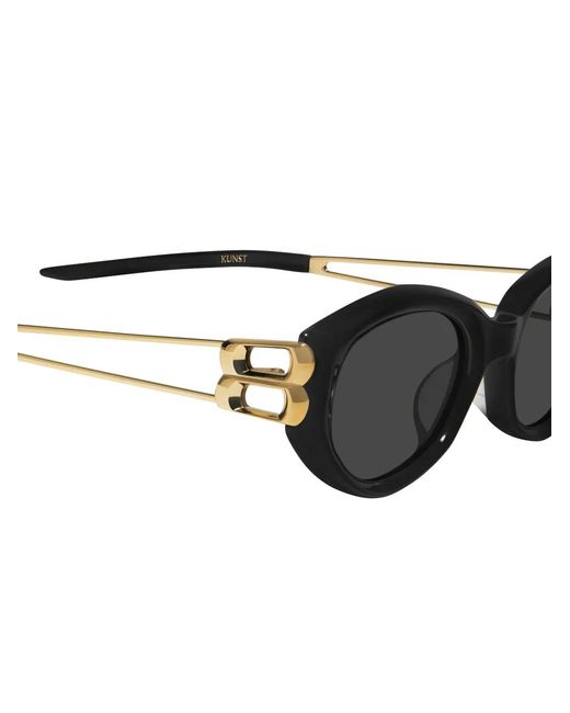 Gentle Monster Black Kunst Sunglasses