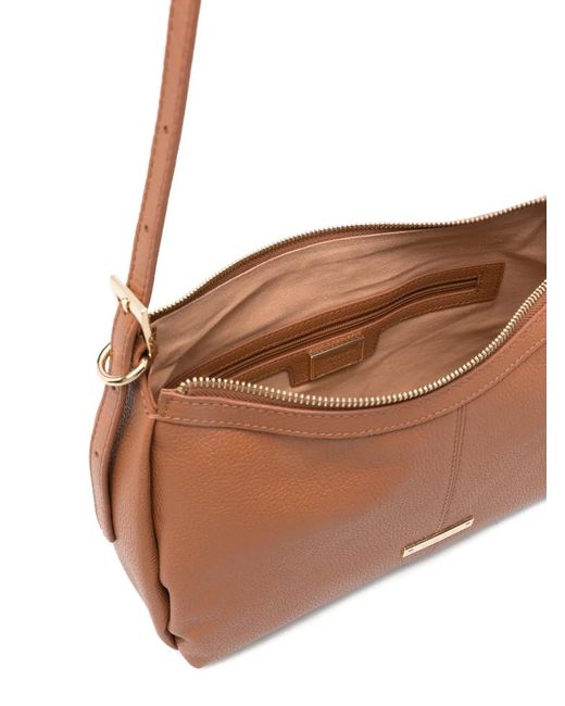 Cromia White Leather Shoulder Bag