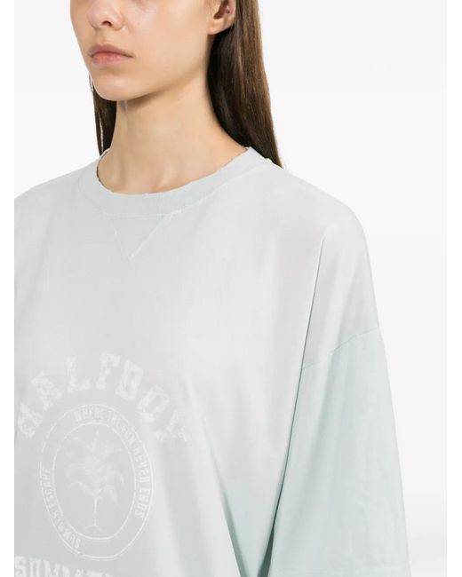 Halfboy Blue Double Sleeves T-Shirt