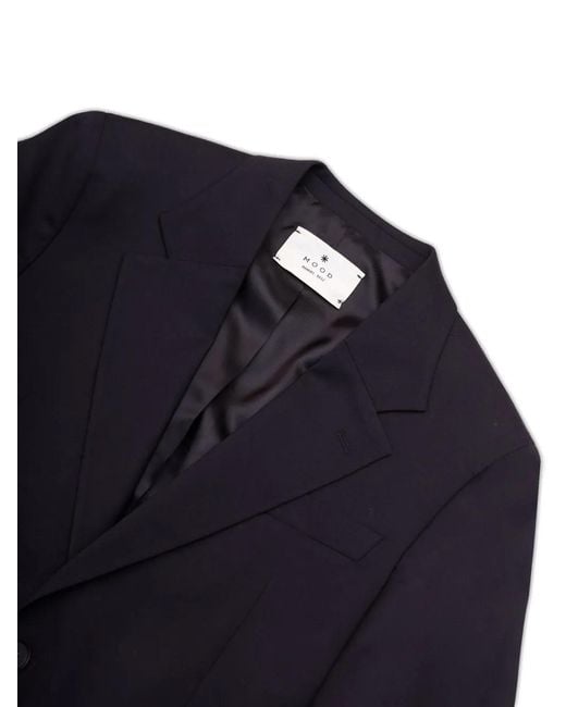 Mood Blue Relaxed-Fit Single-Breasted Suit for men