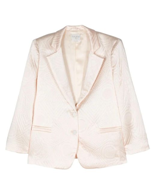 Forte Forte キルティング シングルジャケット Natural