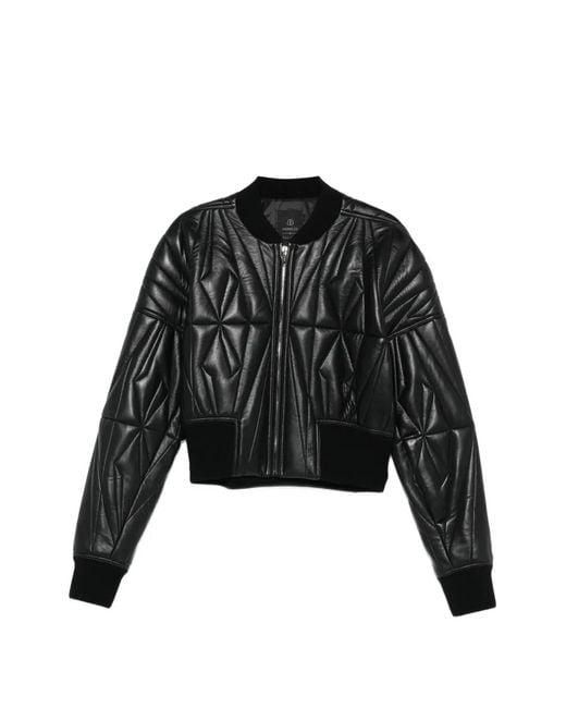 Moncler Black Quilted Zip Jacket
