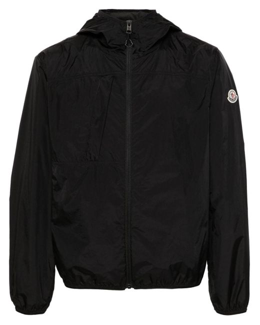 Moncler Black Haadrin Hooded Jacket - Men's - Polyamide for men