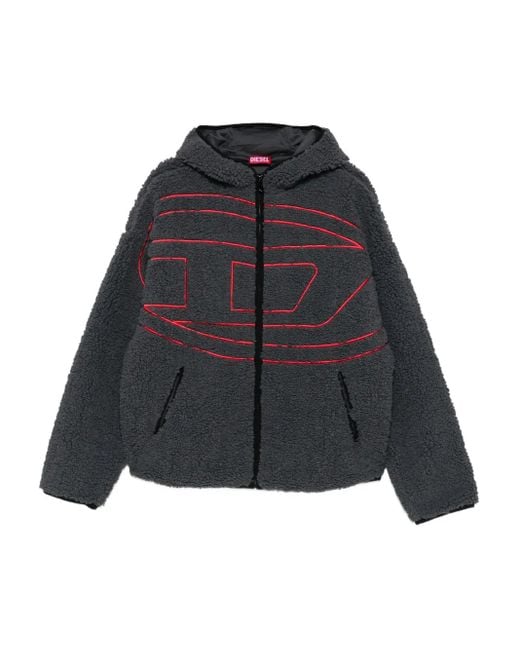 DIESEL Kapuzenjacke Mit Logo in Blue für Herren