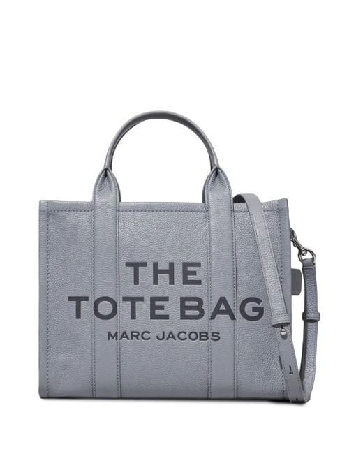La bolsa de bolso de cuero de cuero Marc Jacobs de color Gray