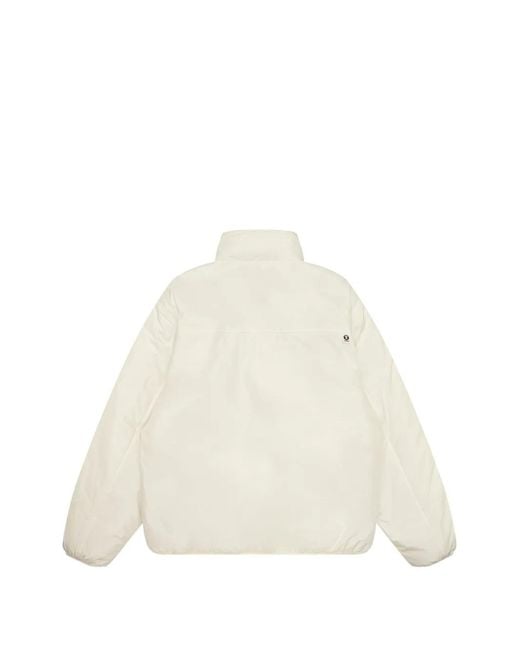 Aape By A Bathing Ape White Moonface Logo-Patch Jacket for men