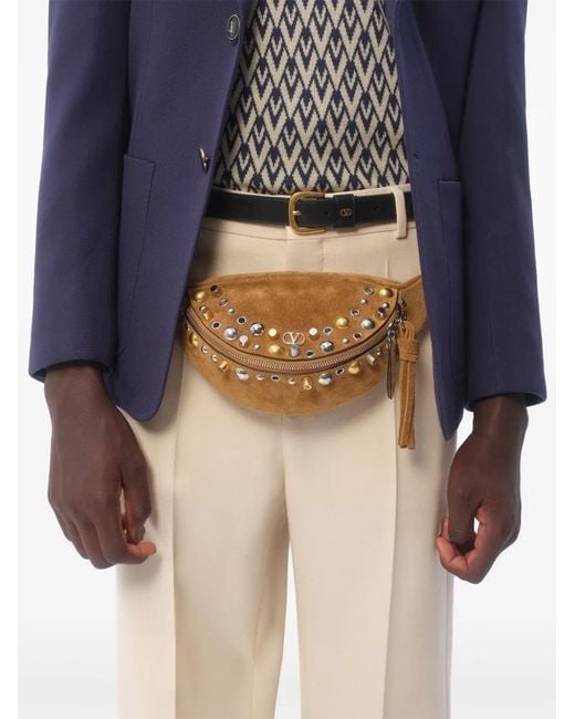 Valentino Garavani Blue Single-Breasted Jacket for men