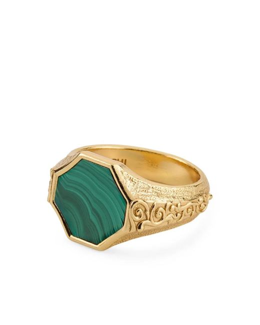 Emanuele Bicocchi Blue Signet Ring