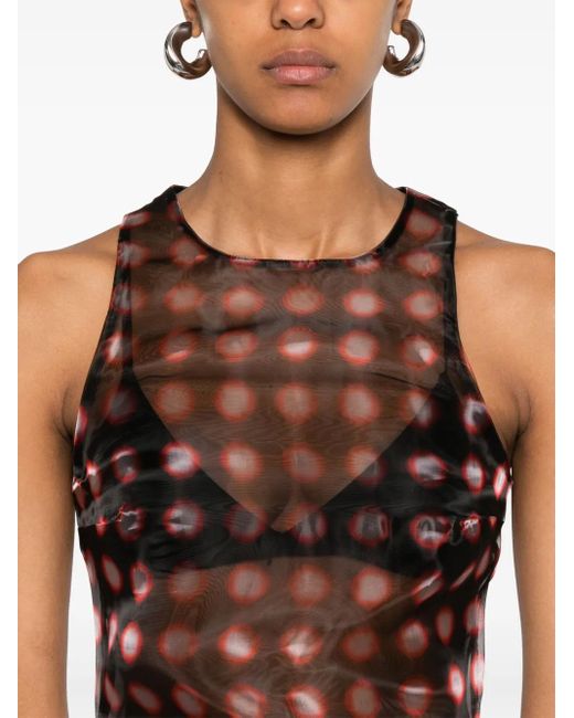 16Arlington Black Tari Tank Top