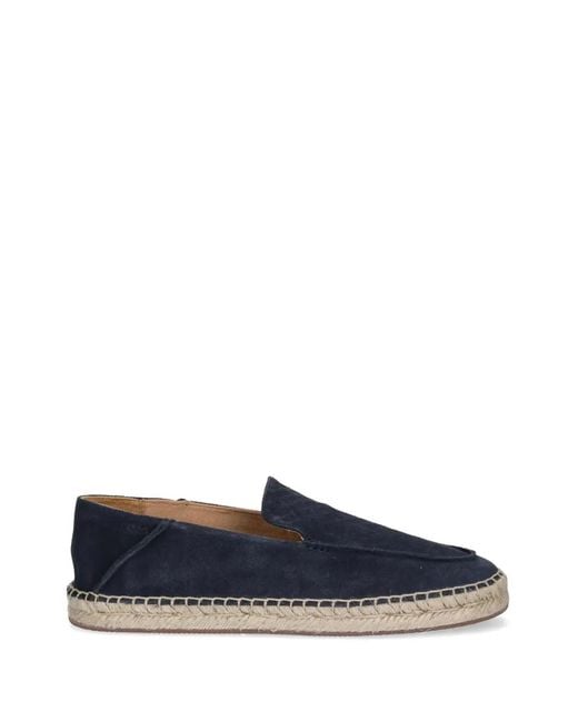 Boss Blue Espadrilles En Daim for men