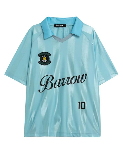 Barrow プリント Tシャツ Blue