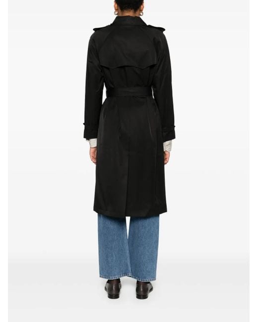 Ralph Lauren Black Zweireihiger Trenchcoat