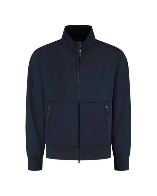 Parajumpers Blue Veste Zippée À Patch for men