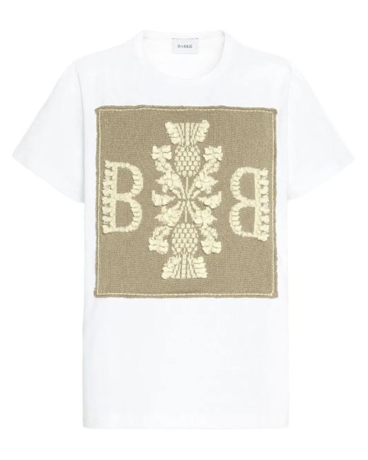 Barrie ロゴ Tシャツ White