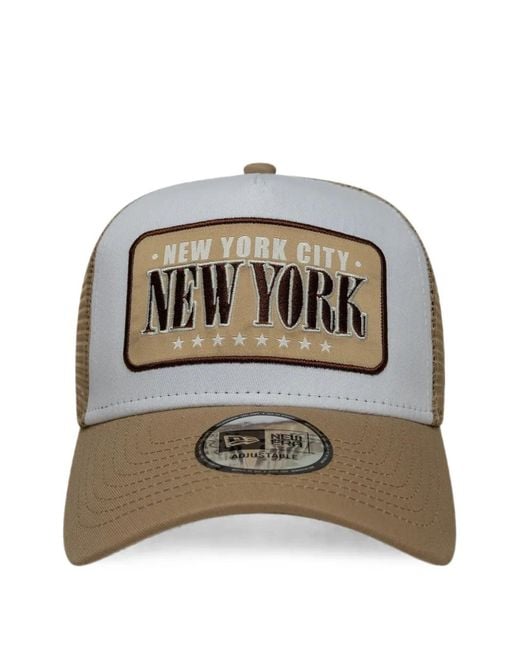 KTZ Gray Logo-Patch Trucker Cap for men