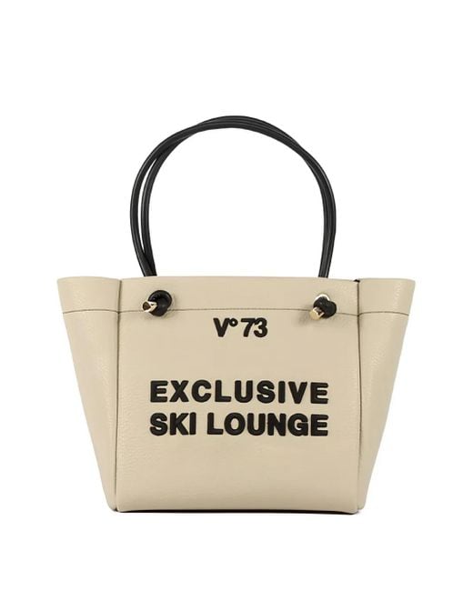 V73 Natural Top Handle Shoulder Bag