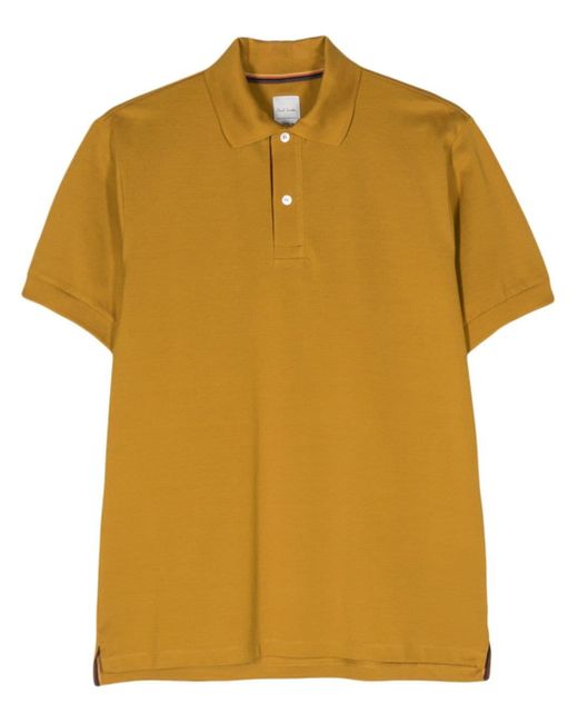 Paul Smith Katoenen Poloshirt in het Yellow voor heren