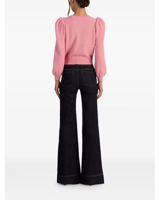 Pull Doris À Manches Bouffantes Alice + Olivia en coloris Pink