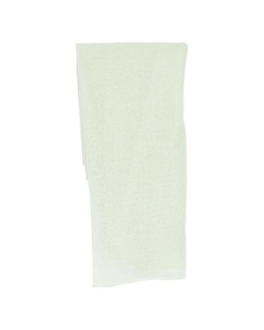 Mouleta Green Frayed Scarf
