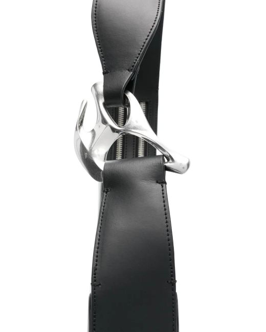 HELIOT EMIL Black Stem Shoulder Bag for men