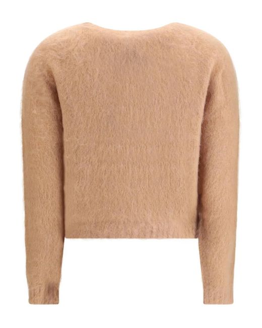 Max Mara Natural Aceto Crew-Neck Sweater