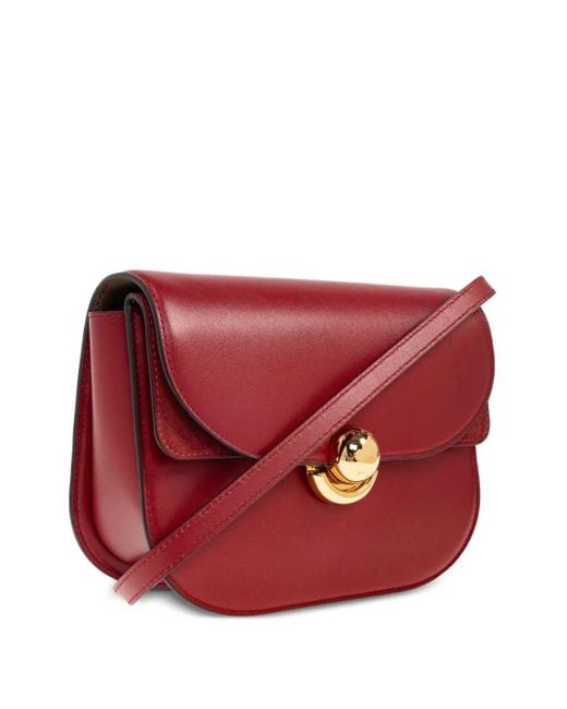 Furla Red Kleine Sfera Umhängetasche mit gebogener Klappe