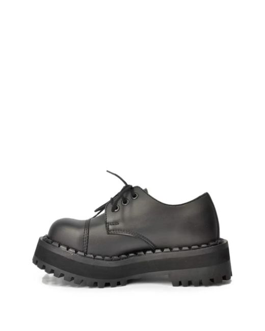 Altercore Brown 354 Platform Derby Shoes for men