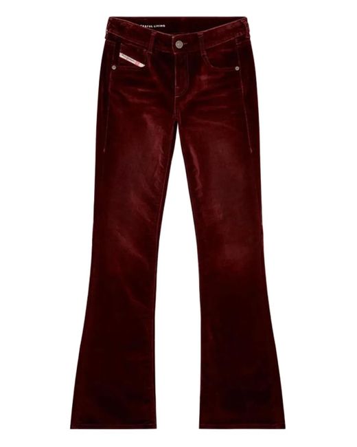 DIESEL Women's Red 1969 D-Ebbey Jeans