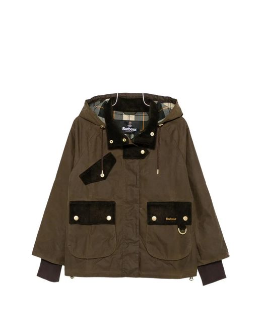 Barbour Green Willowmere Waxed Jacket
