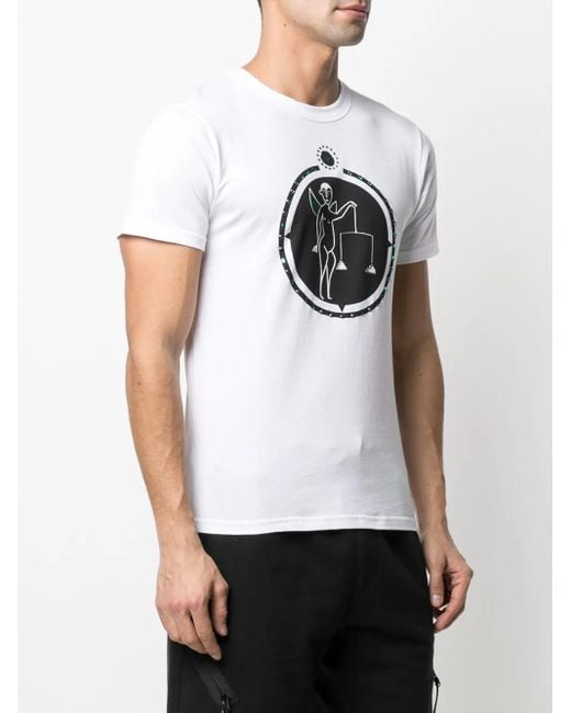 10 Corso Como T-Shirt Met Weegschaalprint in het White
