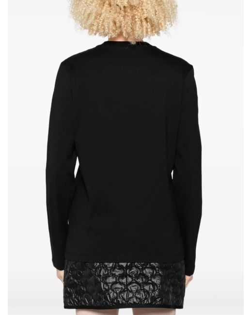 Moncler Top Met Lange Mouwen in het Black