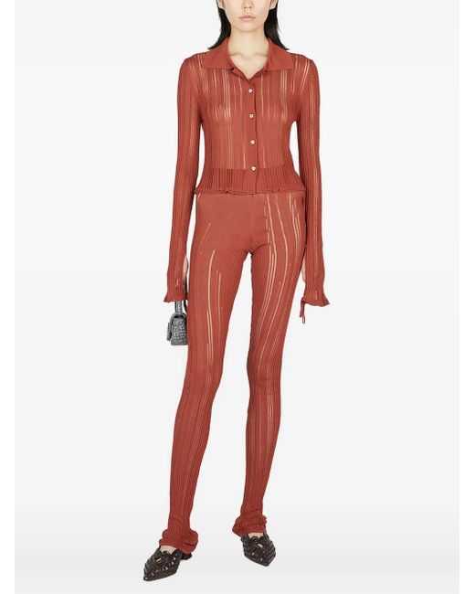 Marco Rambaldi Red Long-Sleeved Shirt