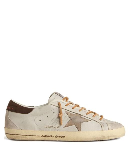 Golden Goose Deluxe Brand Brown Super-Star Sneakers for men