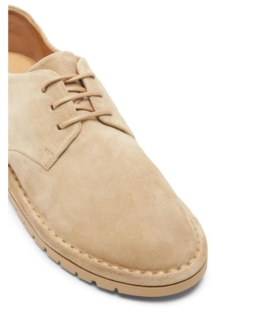 Marsèll Natural Sancrispa Suede Derby Shoes
