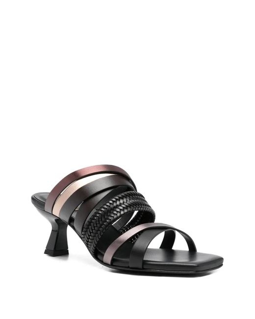 DONNARì White Braided-Strap Sandals