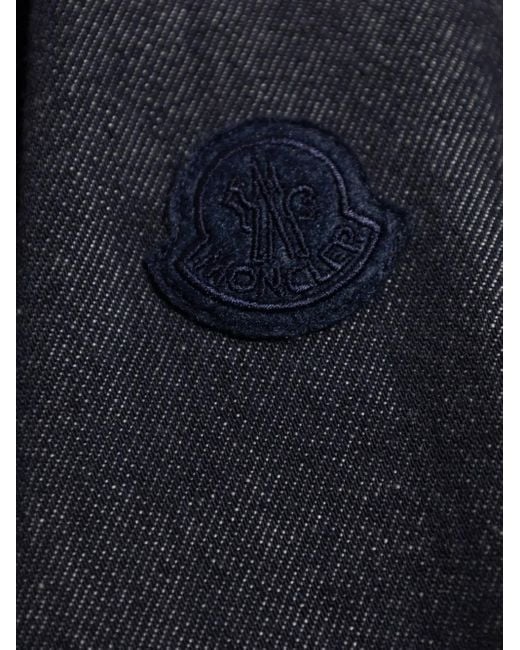 Moncler Klassisches Jeanshemd in Blue für Herren