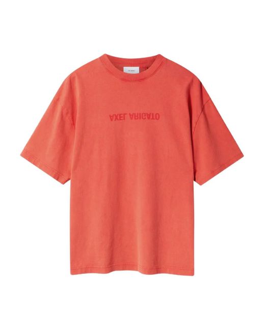 Axel Arigato Red Distort T-Shirt for men