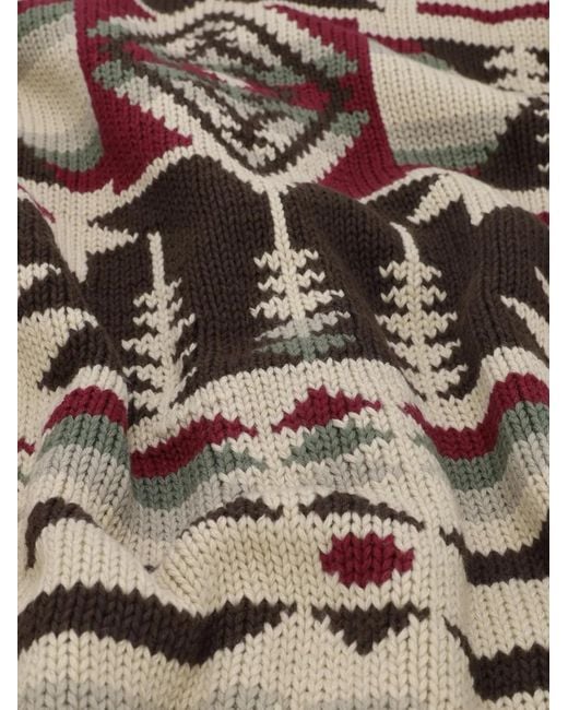 Fortela Natural Wyoming Patterned Cardigan for men
