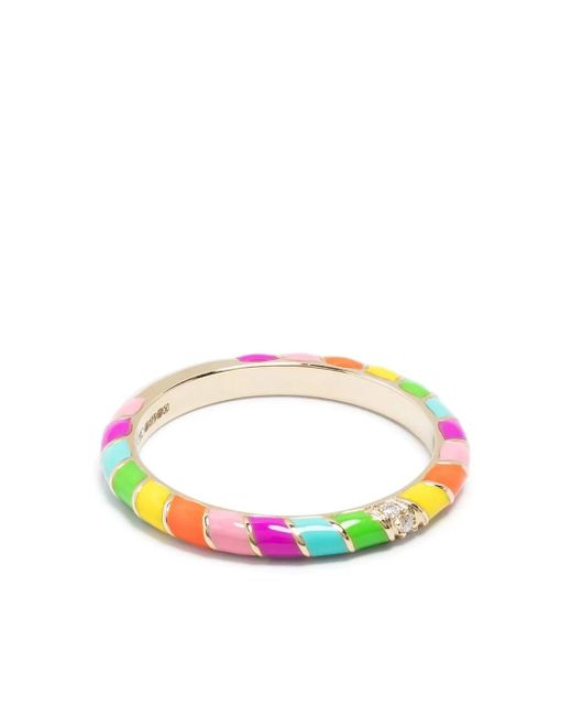 Yvonne Léon White 9Kt Alliance Mini Torsade Ring