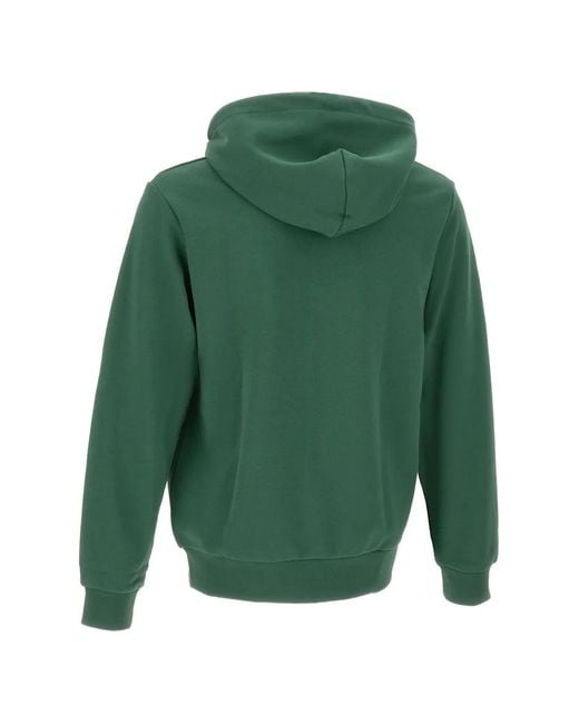 Lacoste Green Hoodie Zippé À Patch Logo for men