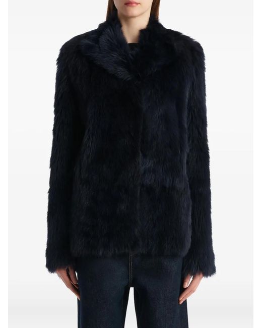Khaite Blue Collared Jacket
