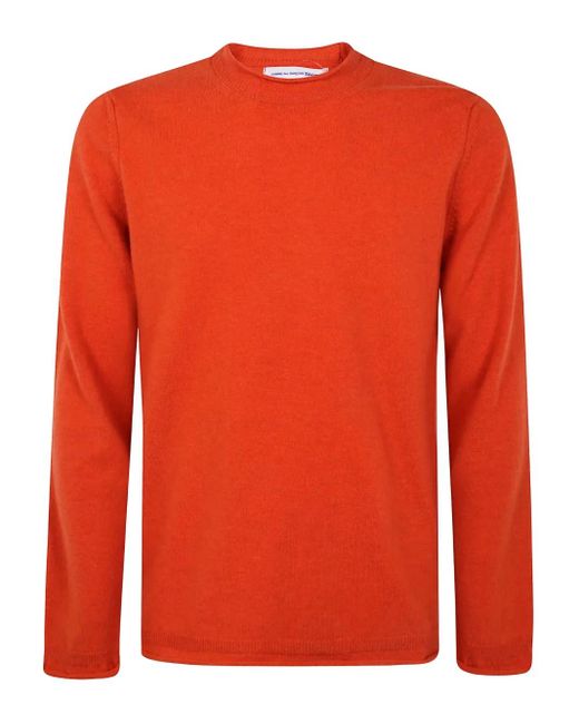 Comme des Garçons Orange Shirt Knitted for men