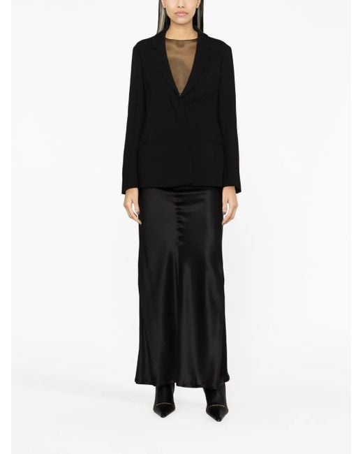 Givenchy Black Wool-Blend Blazer