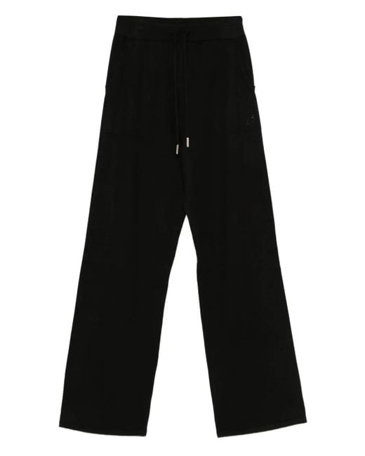 Blugirl Blumarine Broek Met Geborduurde Zak in het Black