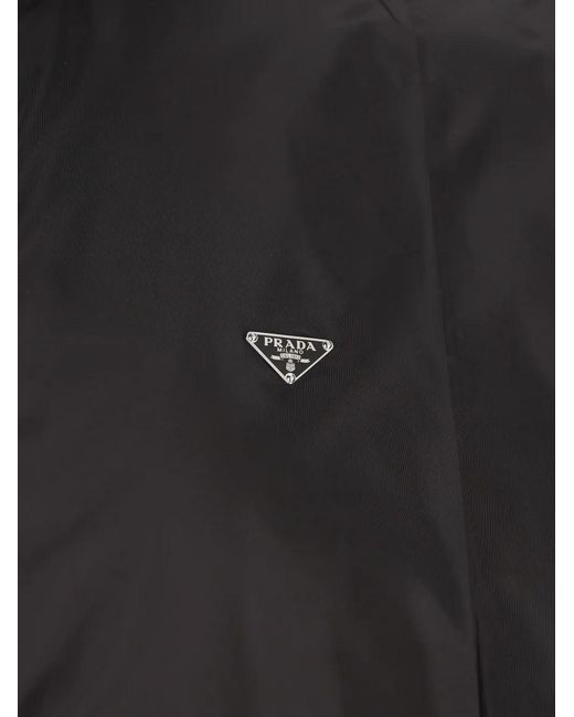 Prada Black Zip-Fastening Jacket