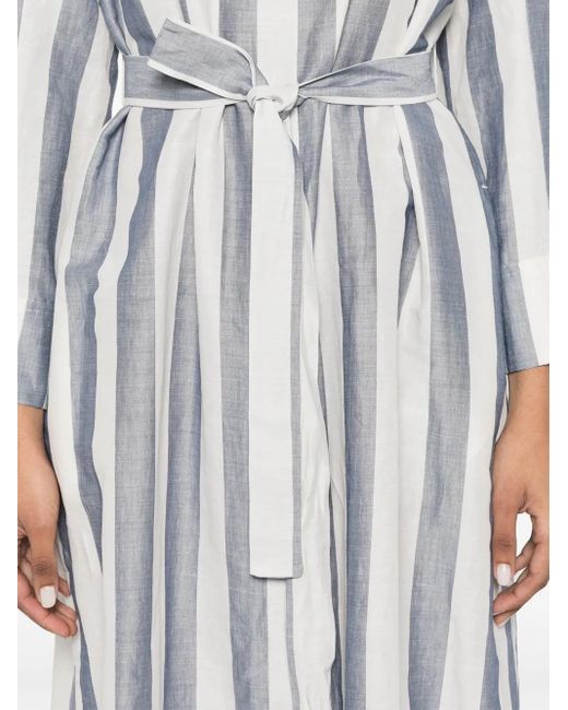 Max Mara Gray Rima Maxi Dress