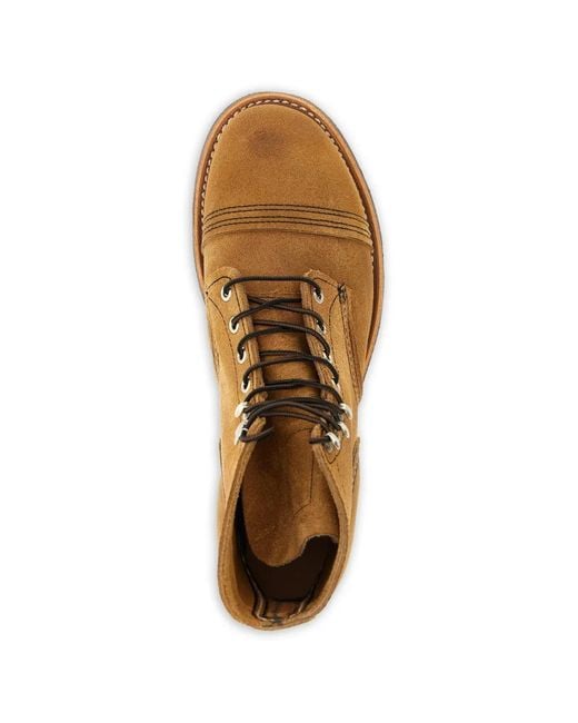 Red Wing Brown Iron Ranger Boots for men